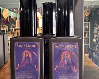 Santa Muerte Ritual Spray (1 oz) | Spiritual Perfume for Protection, Power & Devotion