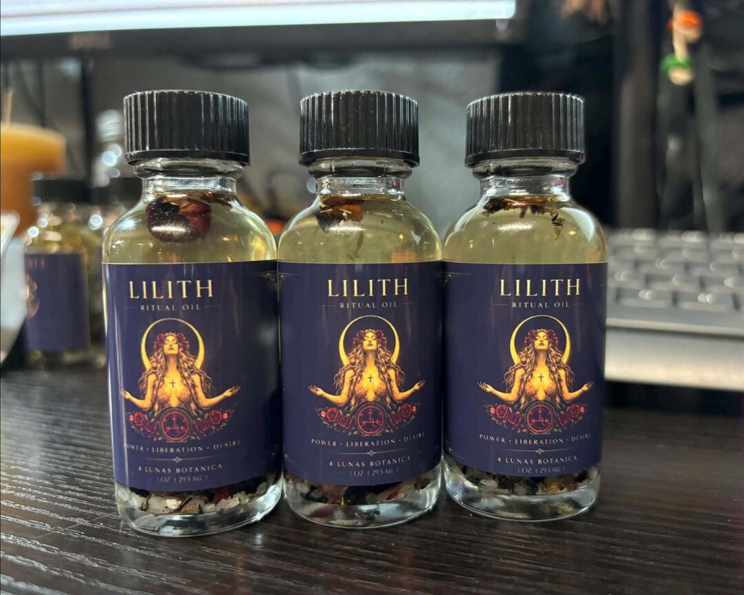Lilith Ritual Oil | Dark Feminine Power, Independence, Shadow Work - Etsy