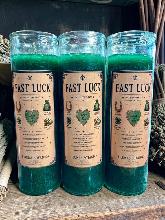 Fast Luck 7 Day Candle | Opportunity, Success & Prosperity