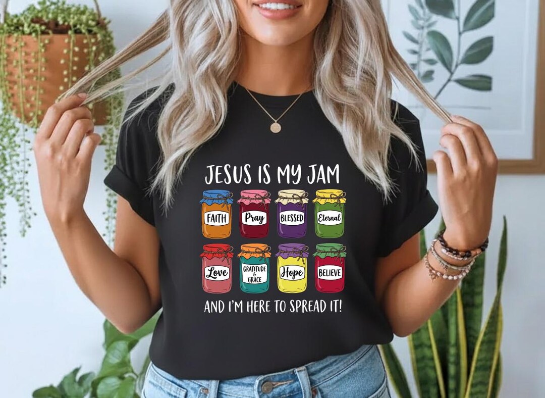 Jesus is My Jam Christian Shirt: Bible Verse Religious Tee - Etsy