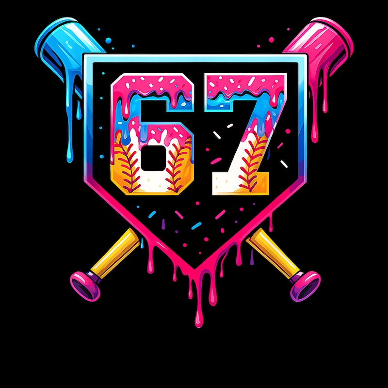 Number 67 Png - Etsy