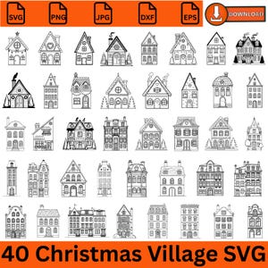 Vinterby Svg, Julscen Png, Luminary Svg, Nordiska Hus, Fönsterdekoration Vinter, Pappershus Svg, Amsterdam Ornament