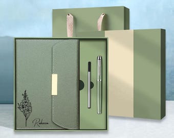 Birth Flower Personalized Journal, Birth Month Flower Notebook, Custom Engraved Journal, Personalized Journal, Birth Flower Birthday Gift