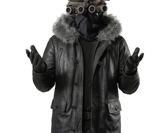 Resident Evil 9 Requiem Wolf Hound Squad Cosplay Parka Jacket, RE9 Inspired Tactical Game Costume Jacket, Survival Style Outerwear