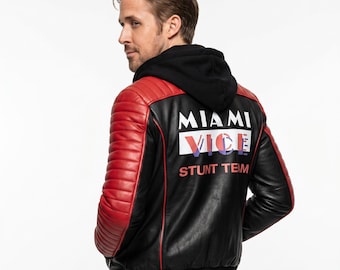 The Fall Guy Ryan Gosling Stunt Jacket – Luxury Custom Unisex Leather Jacket – Miami Edition