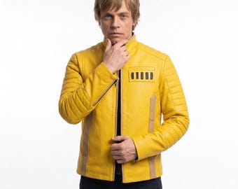 Luke Skywalker Yellow Jacket – Star Wars A New Hope Cosplay Costume