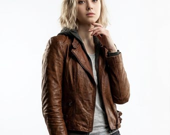 Grace Ashcroft RE9 Brown Leather Jacket – Resident Evil Requiem Inspired Cosplay Costume