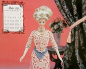 Crochet Pattern Annie 39 s Attic Calendar Bed Doll Society Miss JUNE 1996 EDWARDIAN LADY Collection Fashion Doll Annie Potter