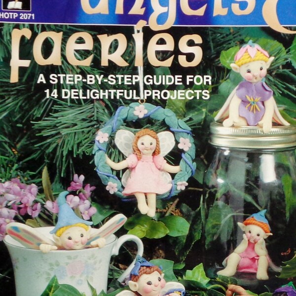 FIMO | Engelen & FAERIES | Heet van de naald | Feeën | Fairy | Janet Farris | Polymeerklei | Project boek