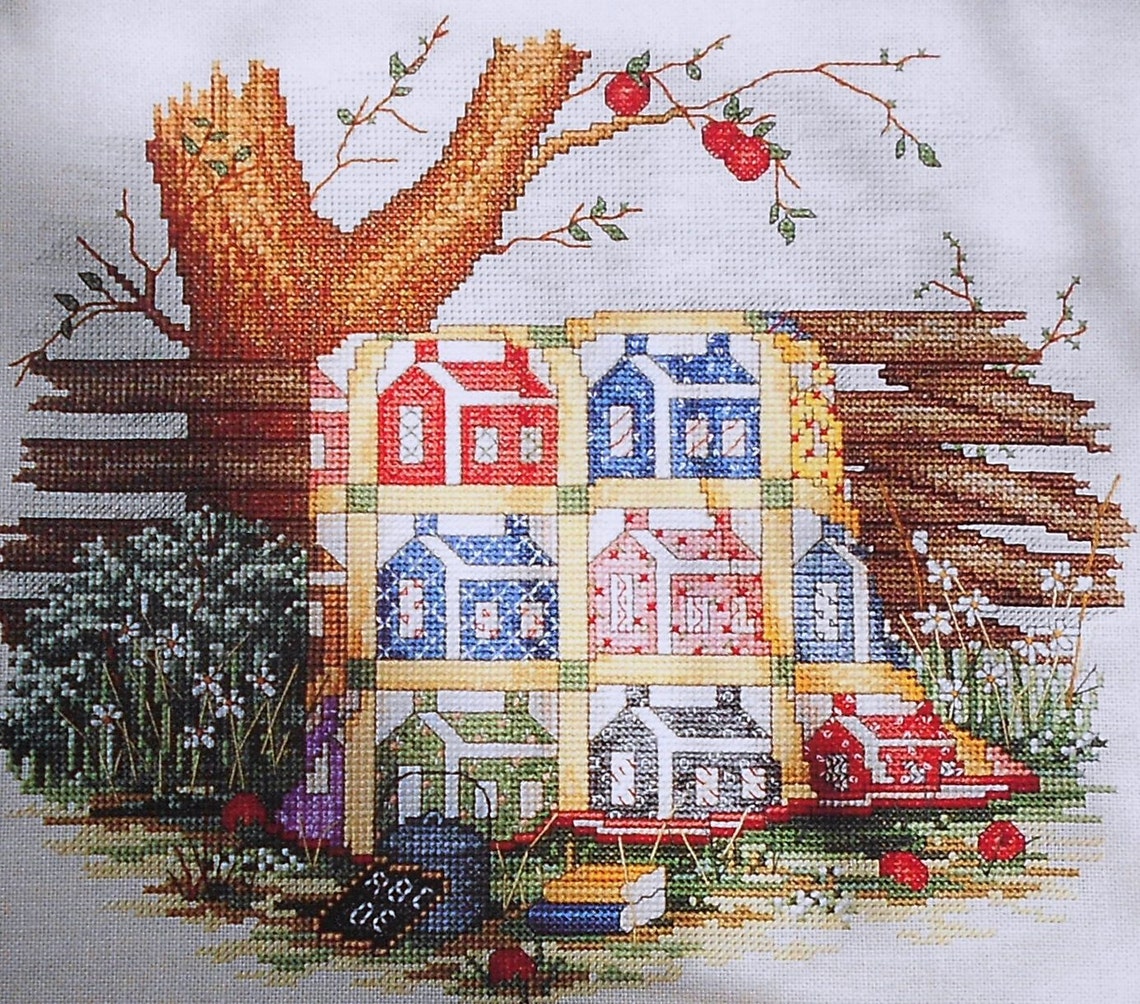 Paula Vaughan's QUILTS For ALL SEASONS Book of Counted Etsy