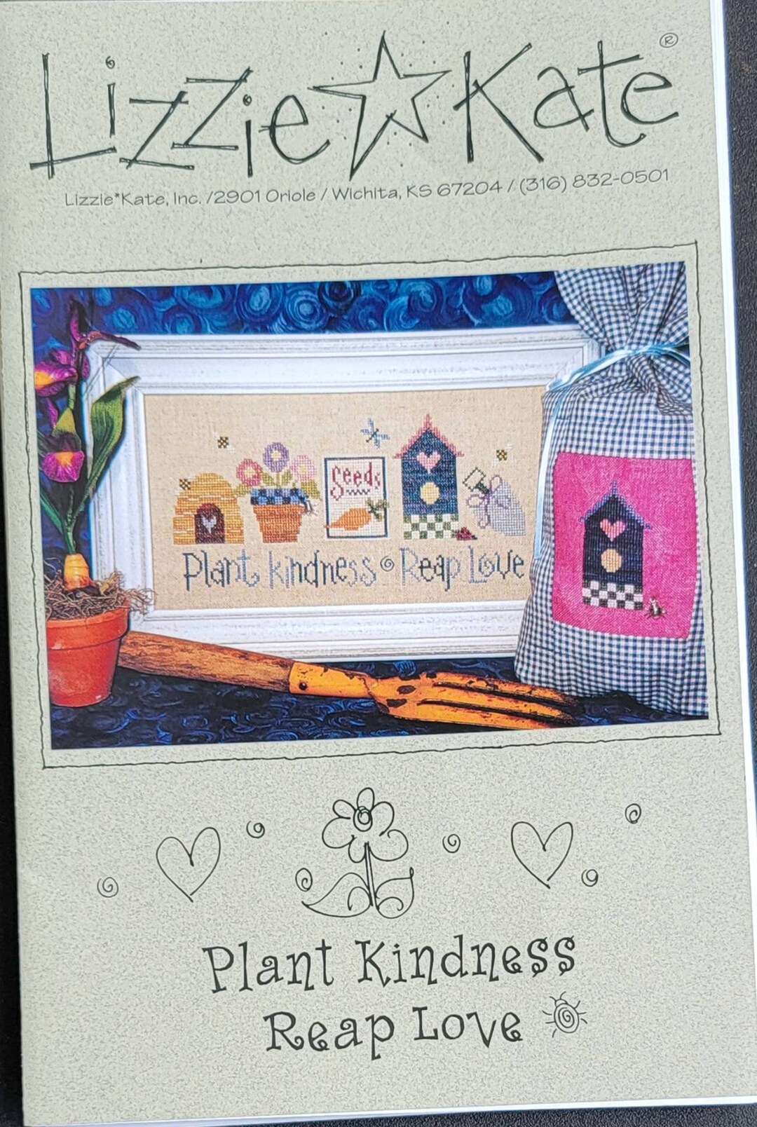 Cross Stitch Pattern Lizzie Kate PLANT KINDNESS Reap LOVE Folk Art Counted Cross Stitch Pattern Out of Print Chart Pack - Etsy cross-stitch-pattern-lizzie-kate-plant-kindness-reap-love-folk-art-counted-cross-stitch-pattern-out-of-print-chart-pack-etsy