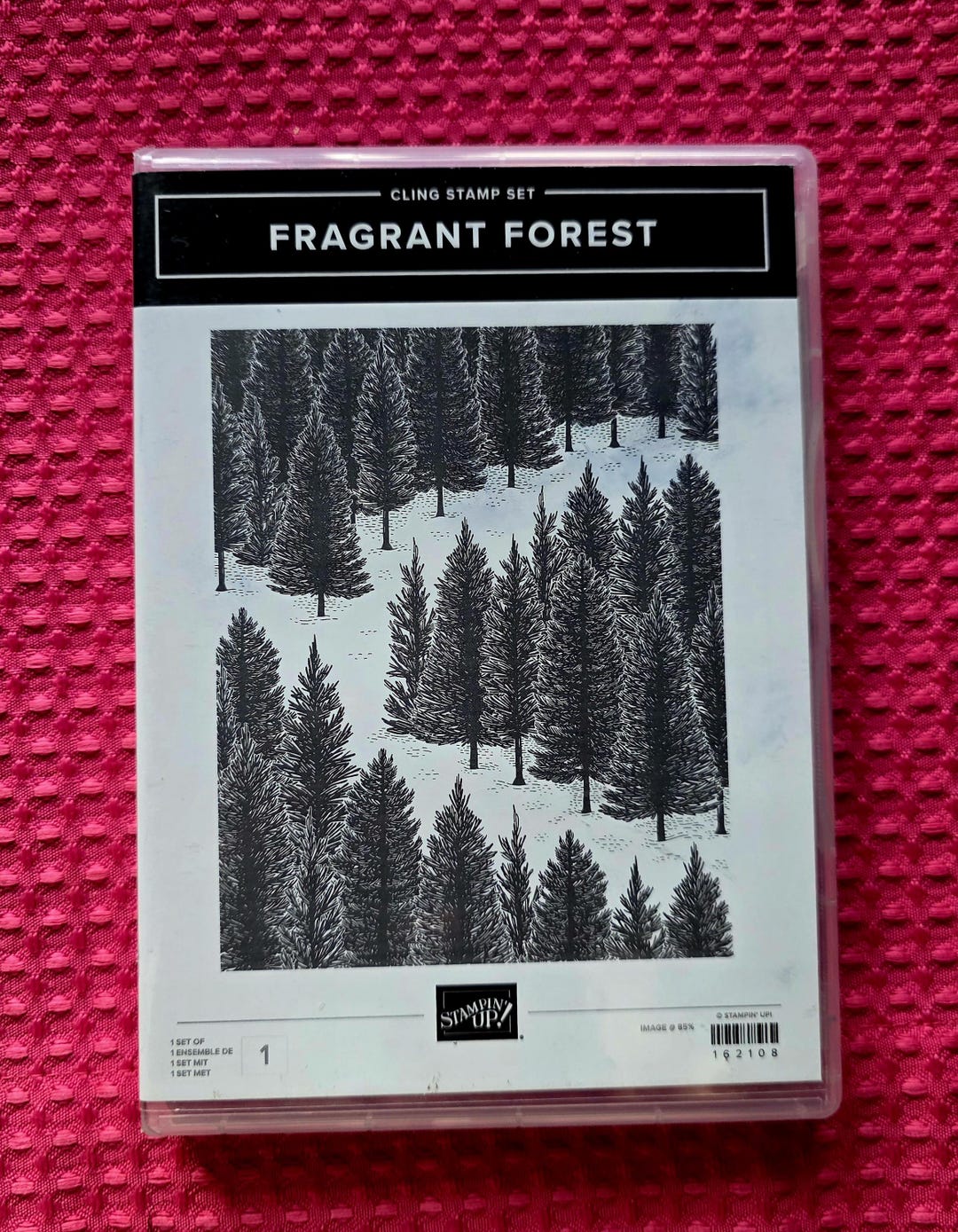 Fragrant Forest Rubber Cling Stamp Set | Stampin' up Trees Background ...