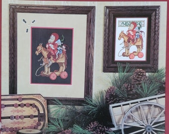 Cross Stitch Pattern | HOBBY HORSE RUSTLERS | Hidden Kingdom | Donna Gallagher | Christmas | Cross Stitch Chart | Counted Cross Stitch