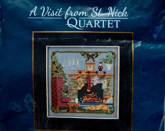 Mill Hill | A Visit From St. Nick | Quarted | The STOCKINGS Were HUNG | Christmas | Beaded | Counted Needlework | Cross Stitch Kit