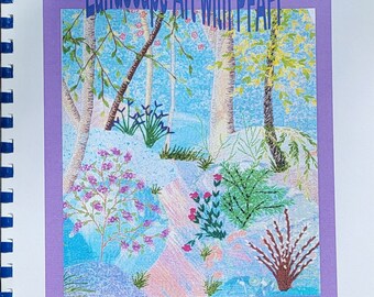 Cindy Losekamp | LANDSCAPE ART With PFAFF | Spiral Bound | Machine Sewing Reference Book | Sewing Machine | Embroidery | Applique | Sewing