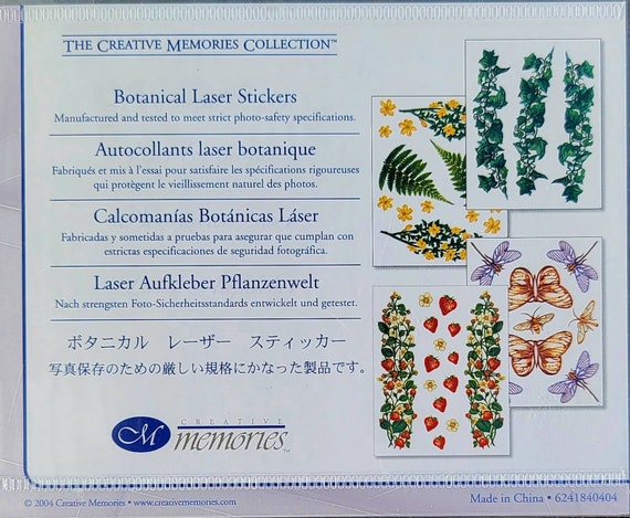 The Creative Memories Collection BOTANICAL LASER Retired