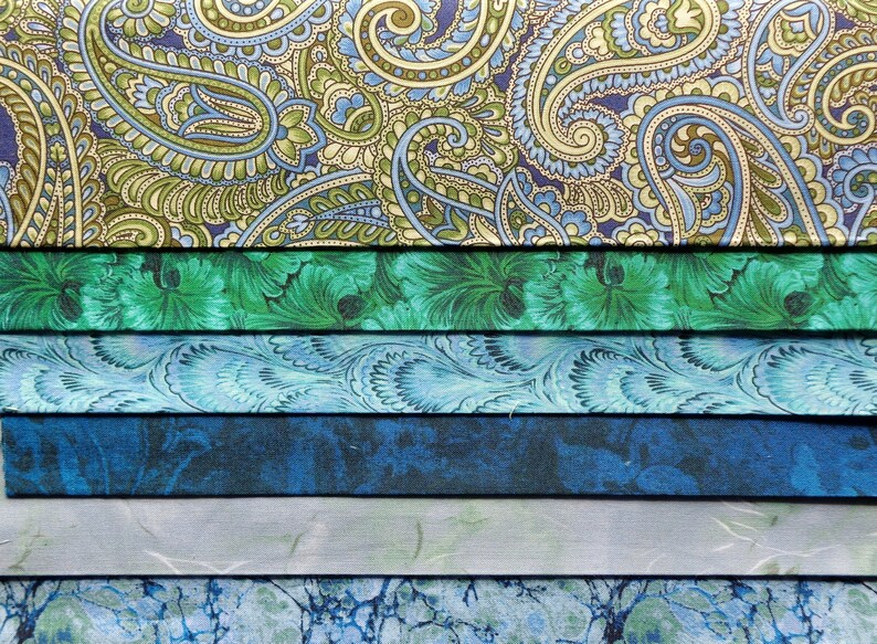 13 Yard Cuts Fabric Club JINNY BEYER RJR Fabrics Everything Quilts #55 Cotton Fabric 6 Pack Bundle Quilter/'s Cotton