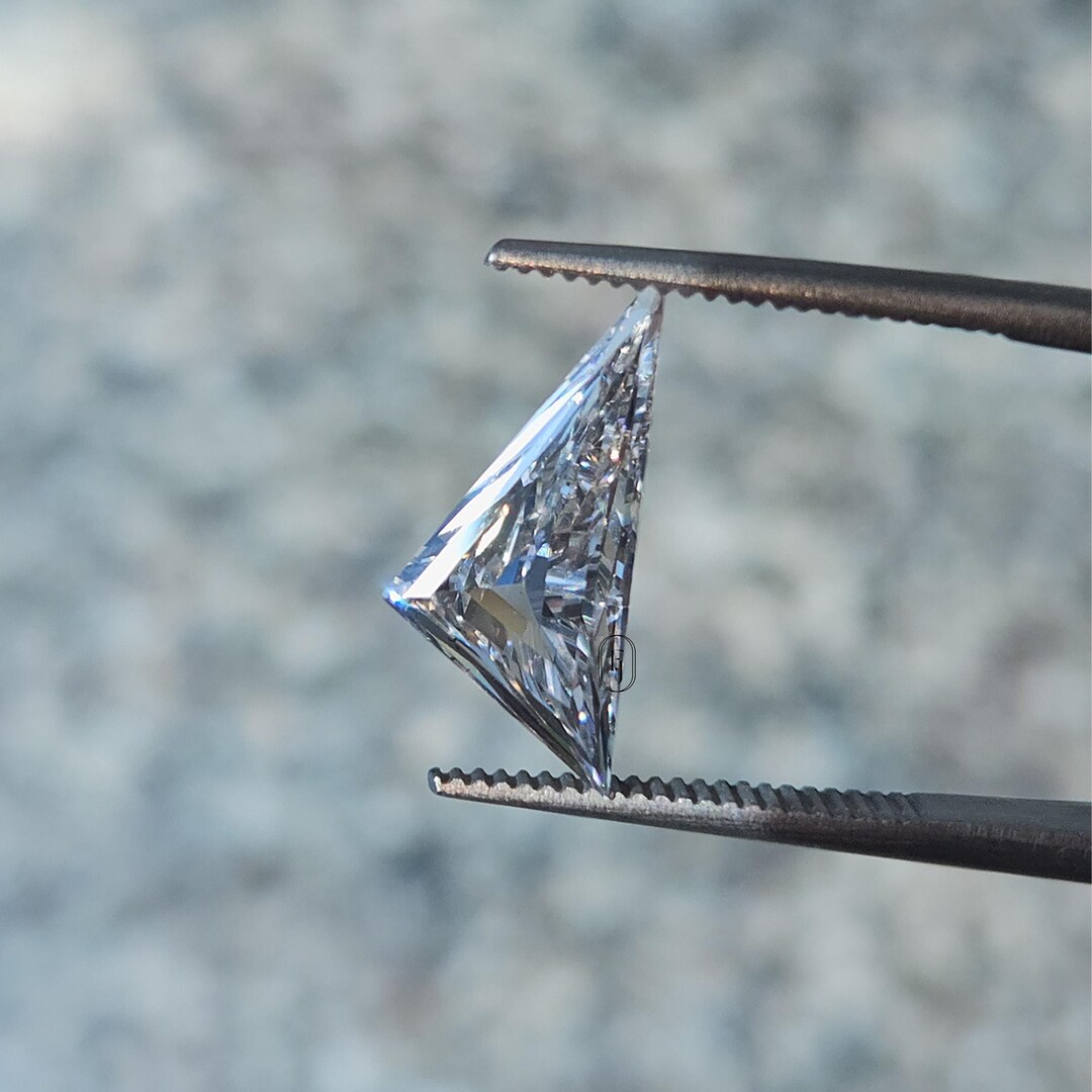Triangle Lab Diamond 1.35 Ct Triangle Cut Lab Diamond, Ethical Fancy Cut Loose Gemstone - Etsy