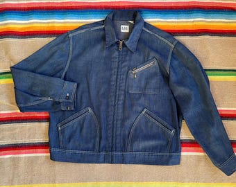 60s Lee 91 - J JELT DENIM サイズ42 91J Vintage 1960's Lee “Jelt Denim” 91-J Chore Jacket – La