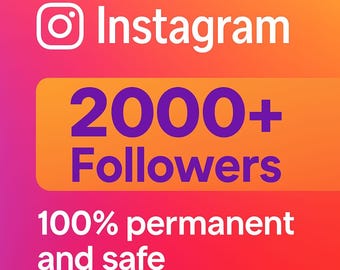 2000 Real Instagram Followers Growth Service: Niche Targeted Engagement