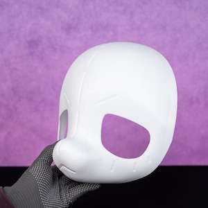 Base de cabeza peluda de estilo japonés, ligera, para disfraz de oveja, máscara DIY, base de disfraz de animal Kemono KIG para constructores de cosplay Fursona personalizados. imagen 12