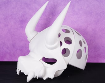Japoński kostium futrzany z czaszką smoka PLA, mała, dwie maski, rekwizyt cosplay, podstawa głowy Kemono, do noszenia DIY, model bestii anime Kigurumi, drukowany w 3D