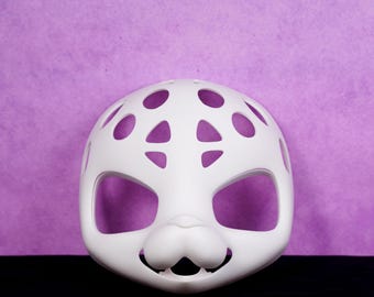 Drukowana w 3D czaszka z PLA, podstawa głowy zwierzęcia, rekwizyt cosplay, entuzjasta futra, DIY, materiały do produkcji masek Kigurumi, LARP, kostiumy