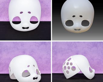 3D Printed Fursuit Skull Base Customizable Size Cosplay Halloween Adult Maker Blank Prop Head Kemono Kigurumi DIY Wearable Mask Creature