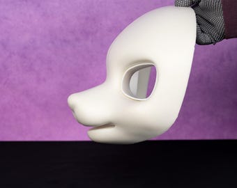 Lightweight Japanese Kemono Fursuit Head Base Soft Animal Foam DIY Furry Mask Base Expressive Shape for Makers Artists and Cosplay Builders