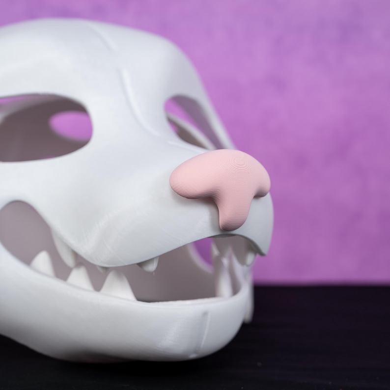 Cartoon Wolf Fursuit Head Base 3D Printed Mask Blank With PLA Shell DIY ...