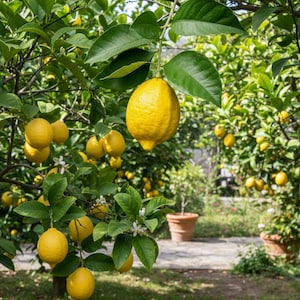 30 Lemon Seeds – Juicy Citrus Fruit Tree for Home Garden, Fragrant Blooms & High Yield