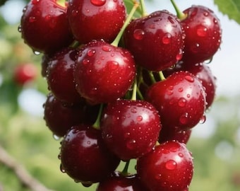 30 Red Cherry Seeds – Delicious Sweet Fruit, Easy to Grow in Containers