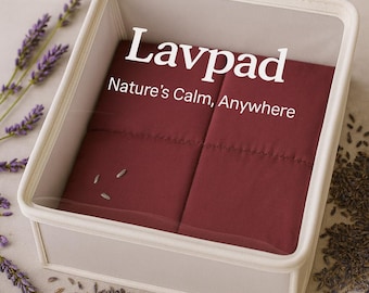 LavPad ™ Natürliches Lavendelkissen Pad: Mottenschutz, Schubladenlufterfrischer