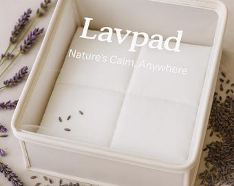 LavPad ™ Natürliches Lavendelkissen: Frischt Schubladen auf und schützt Kleidung