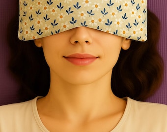 Handmade Lavender Eye Pillow: Aromatherapy Relaxation Mask