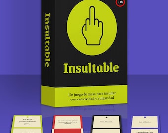 INSULTABLE - Un juego de mesa para insultar con creatividad. Versión Print and Play