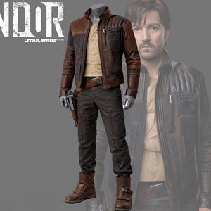 キャシアン・アンドー風ローグ反乱軍コスチューム スターウォーズ アンドー コスプレセット