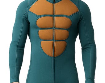 Aqua-Tone Superhero Muscle Suit