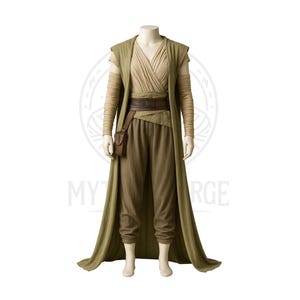 Jedi-inspirerad Cosplay Robe Ökenkrigare Kostym Set