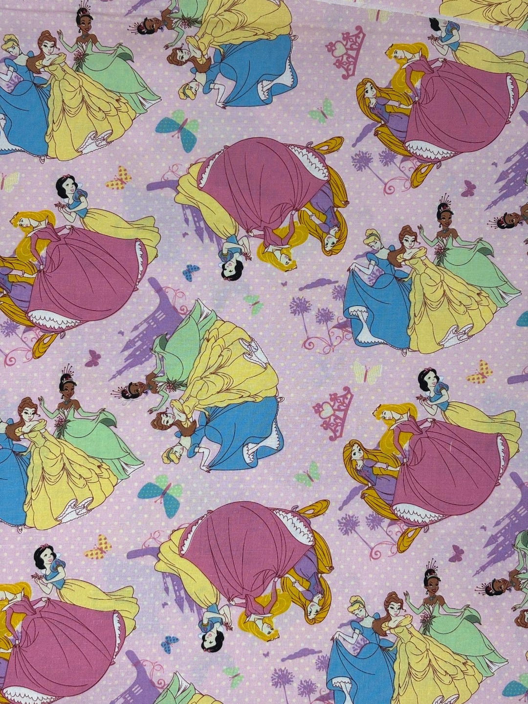 Princess Material Disney Princess Fabrics 100% Cotton - Etsy