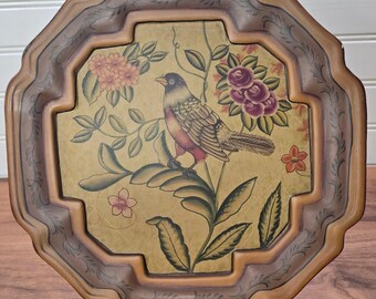 Vintage Better Homes Collection Bird Decorative Plate Home Interiors Chinoiserie
