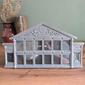 Vintage Pewter-Finish School House Multi-Photo Frame K-12
