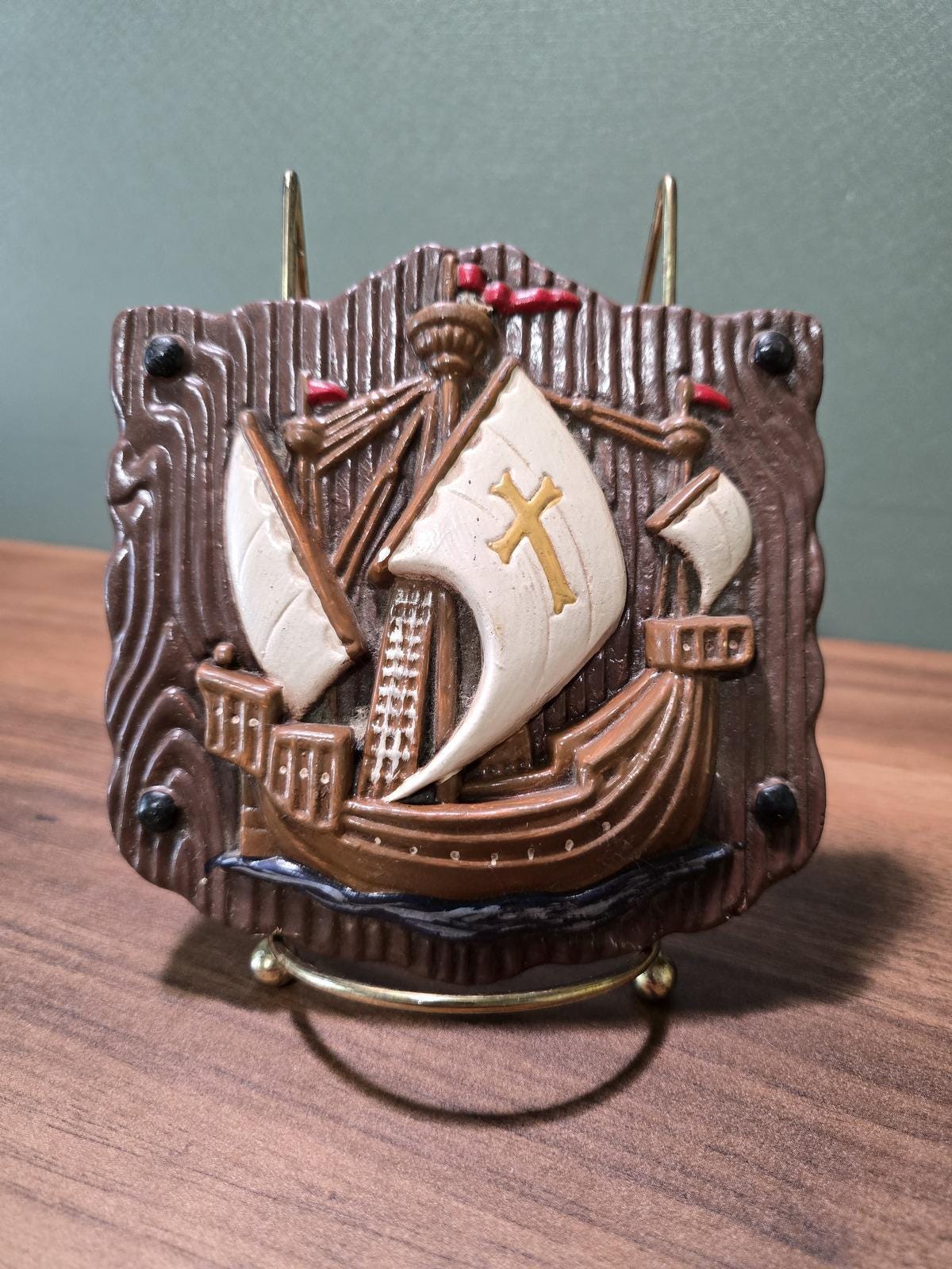 Galleon Ship Plaque - Etsy