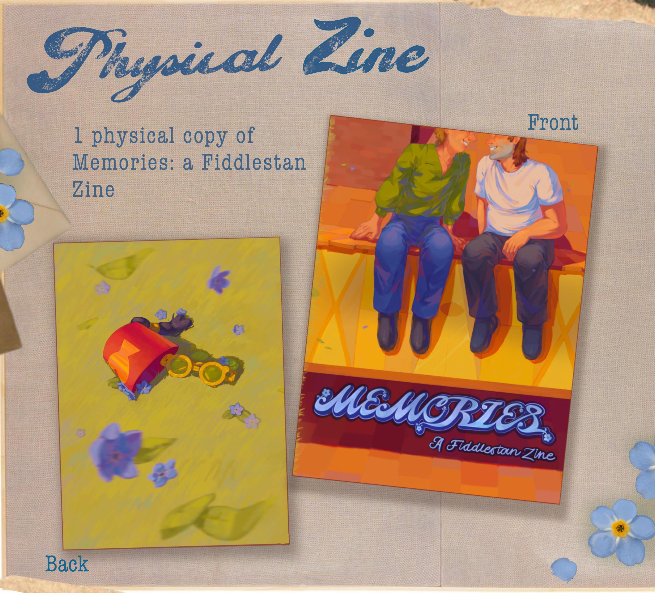 PHYSICAL ZINE ONLY | Memories: A Fiddlestan Zine - Etsy