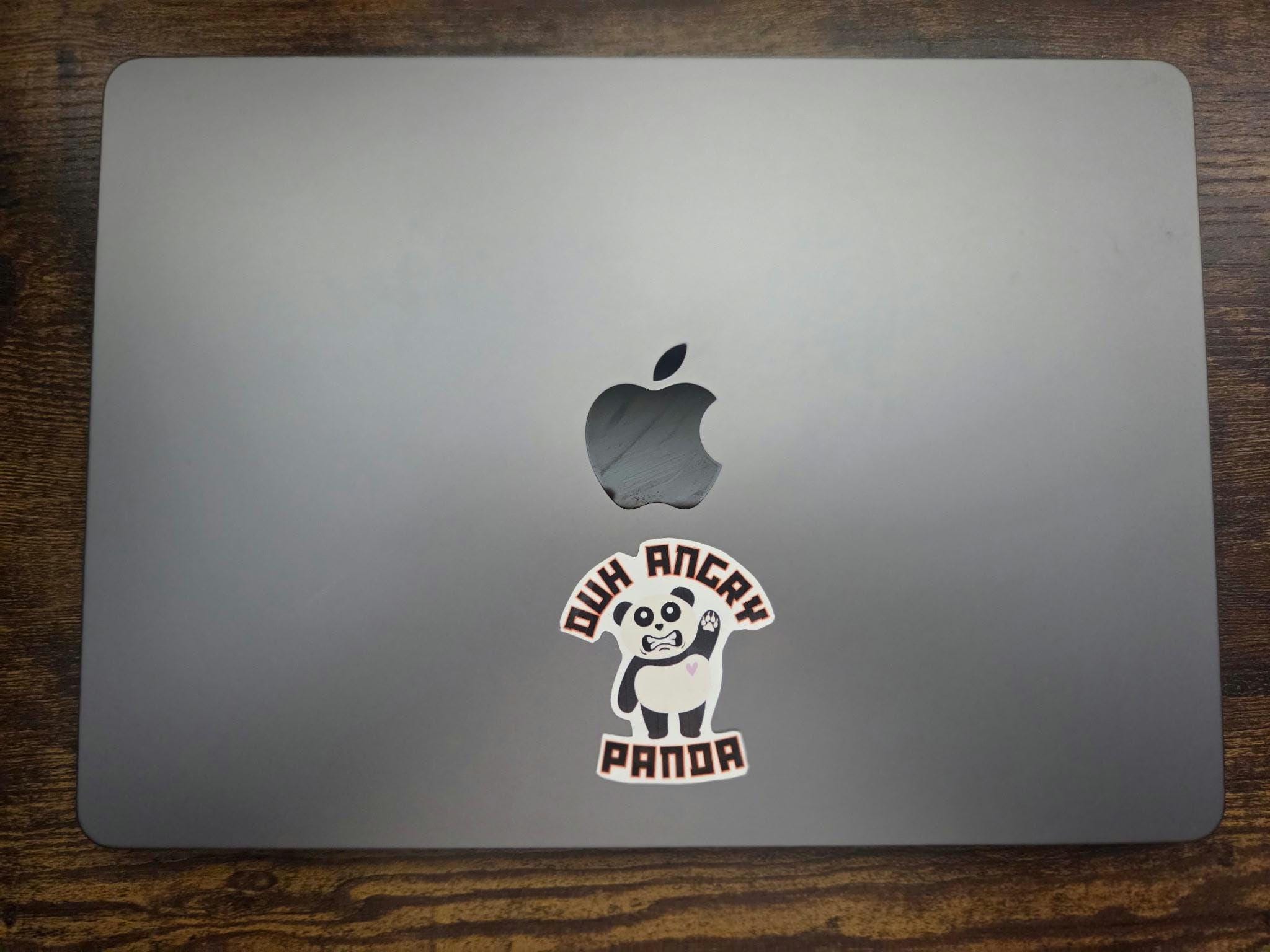 Sticker Panda Angry Duh Angry Panda Sticker Decal - Etsy