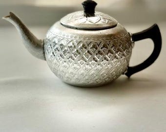 Vintage Aluminum Thai teapot.