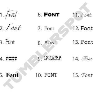 a set of font and numbers that are not in english