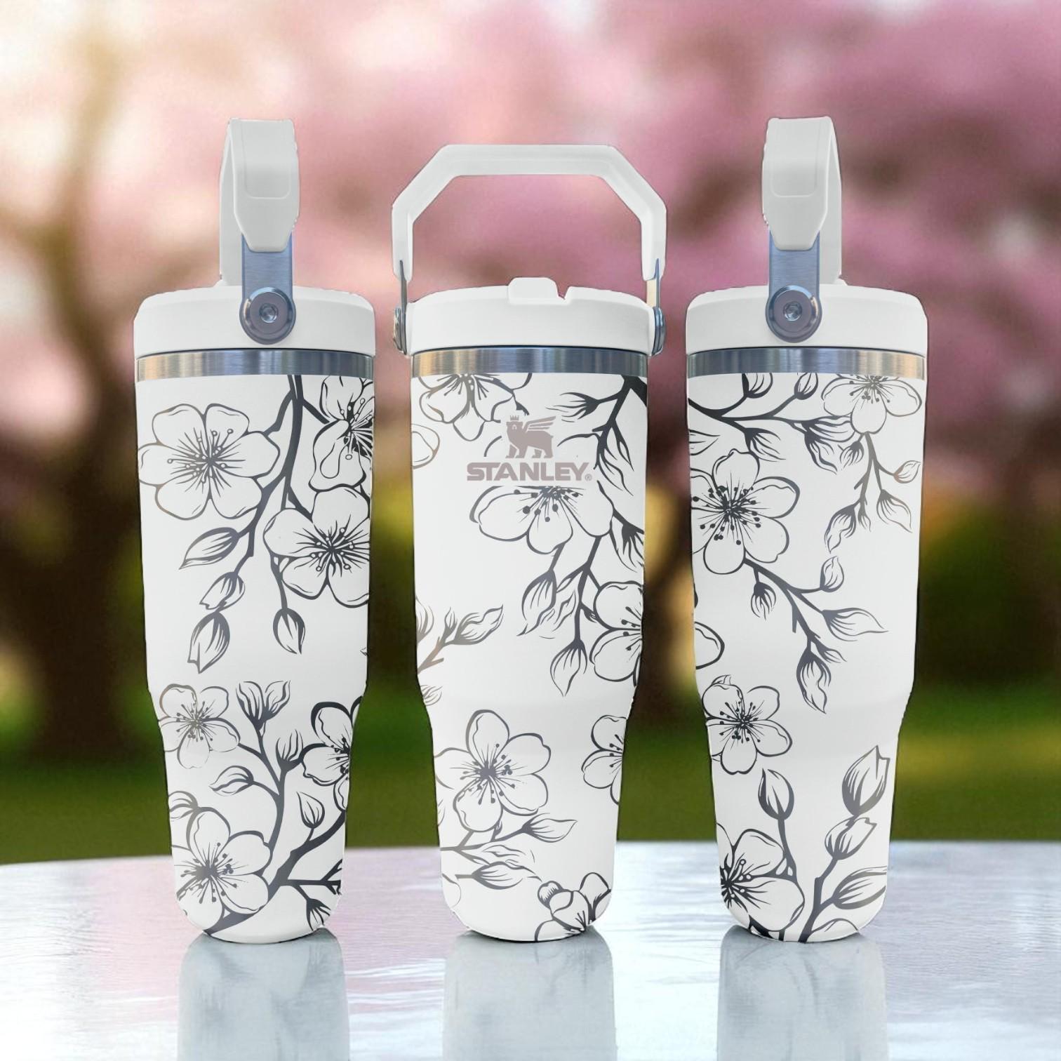 Pink stanley 40oz tumbler cherry blossom - Etsy 日本