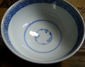 Blue and white bowl 2638, 2 color, lidded soup bowl