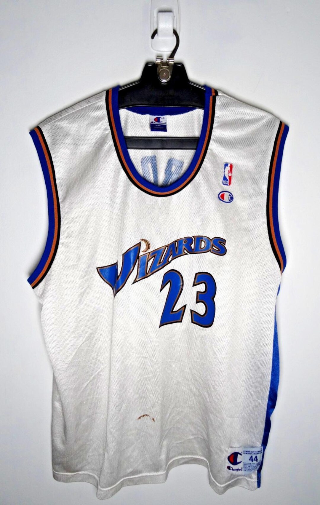 Vintage 2000s Washington Wizards Champion Jersey Mens Large 44